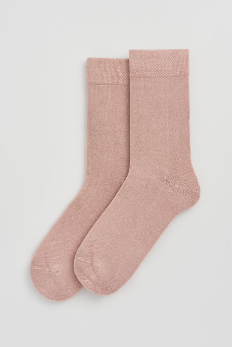 Faded Pink Bamboo Socks