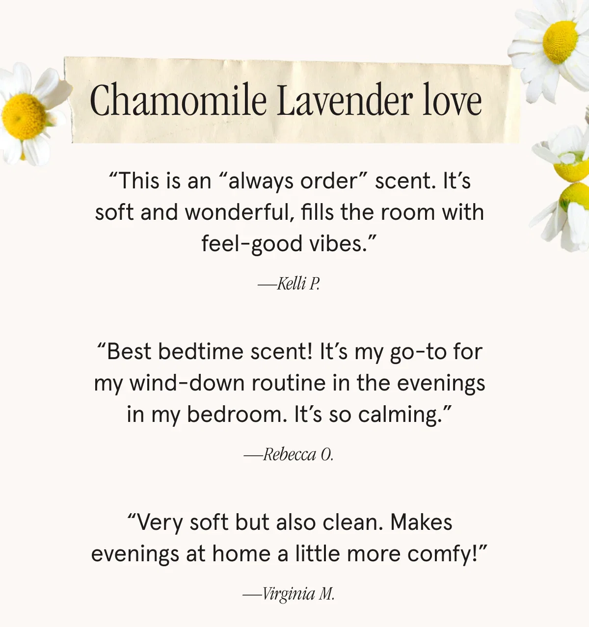 Chamomile Lavender love