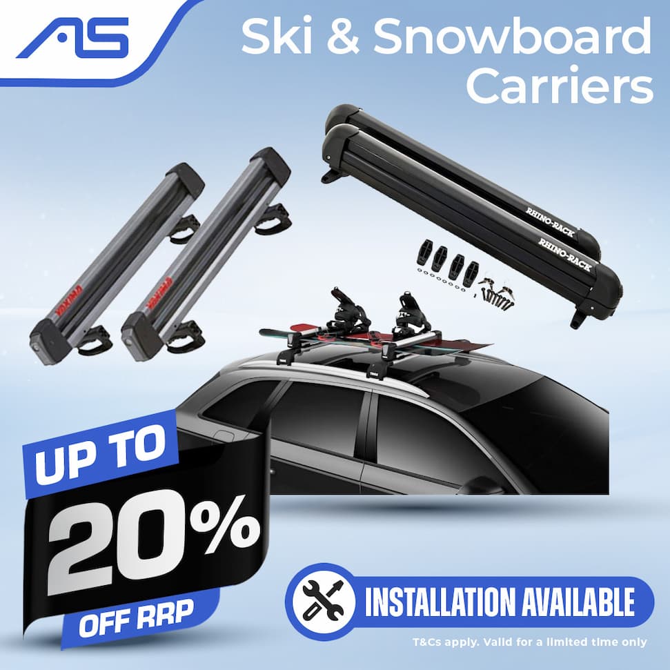 UP TO 20% OFF SKI & SNOWBOARD CARRIERS