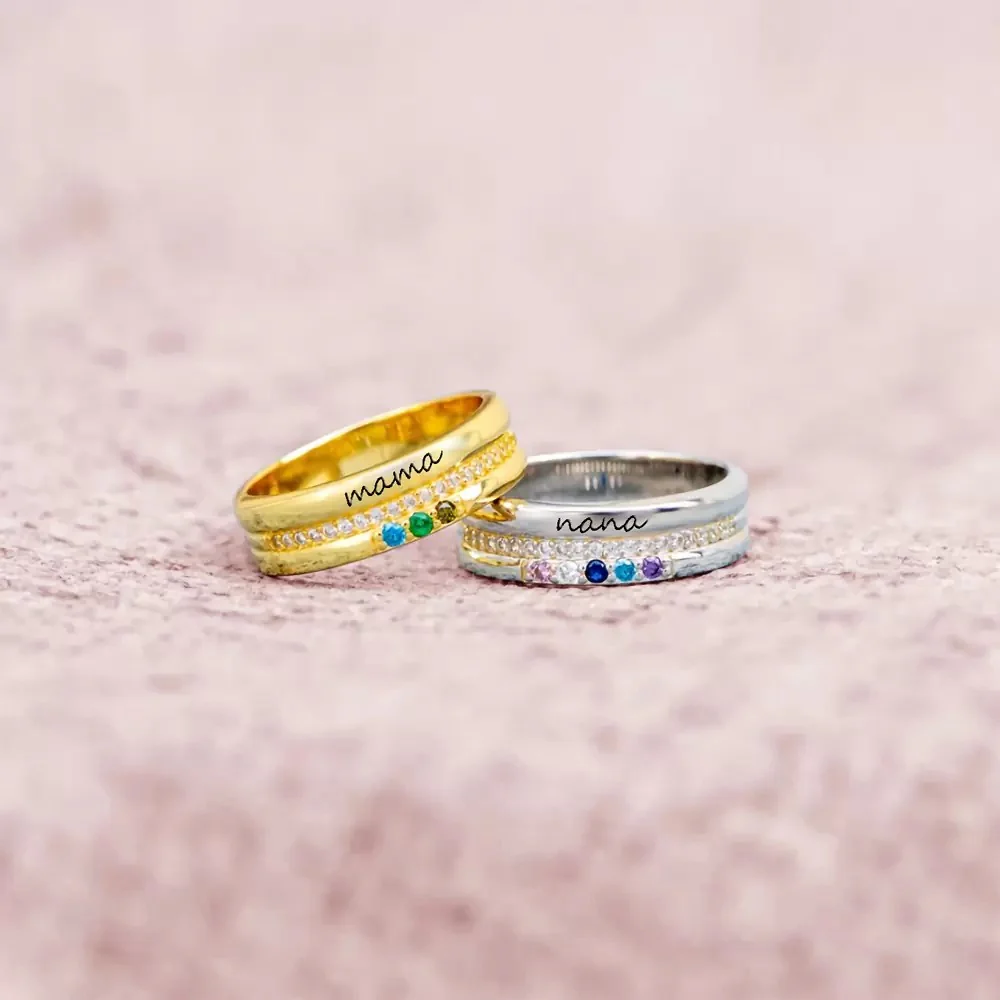 Custom Birthstone Ring