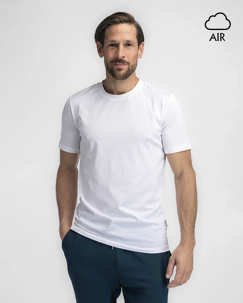 Image of Pima T-shirt Air White
