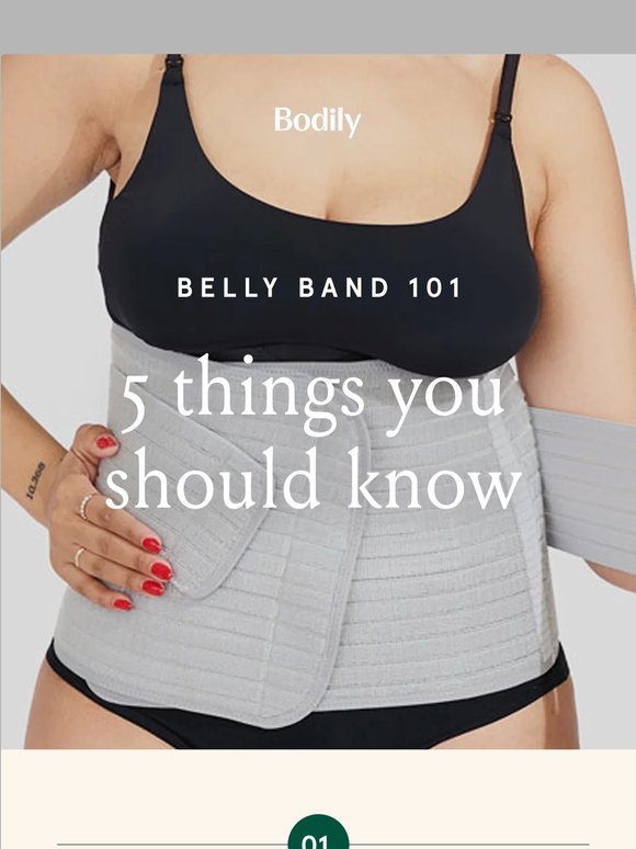 Your uterus grew 500x. Here’s why a belly band helps.