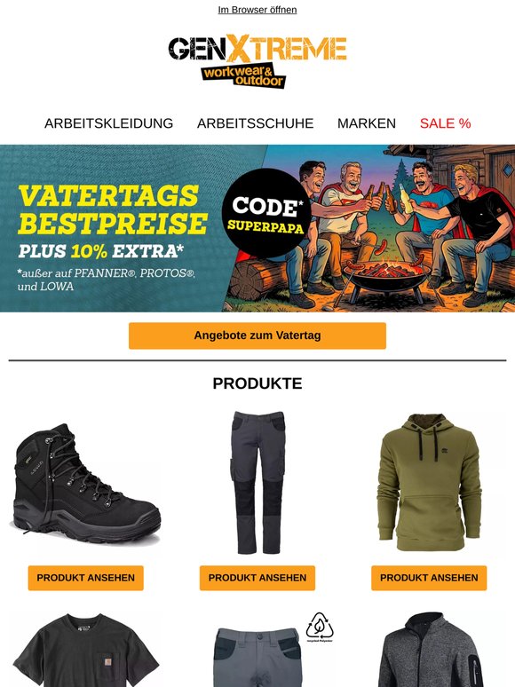Letzte Chance auf Vatertags-Angebote