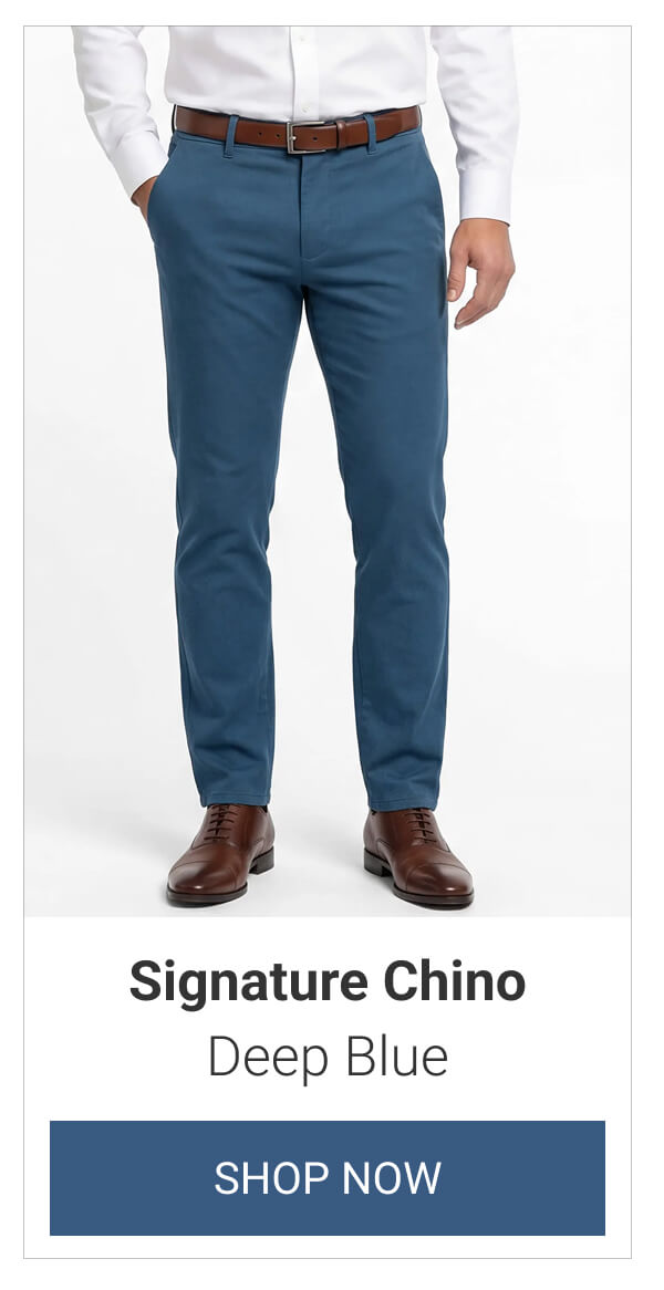 Deep Blue Signature Chino
