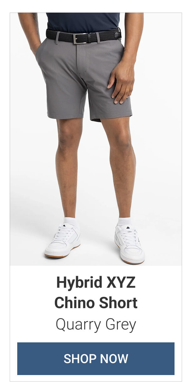 Quarry Grey Hybrid XYZ Chino Short