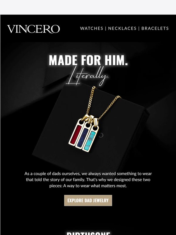 Jewelry Designed for Dad