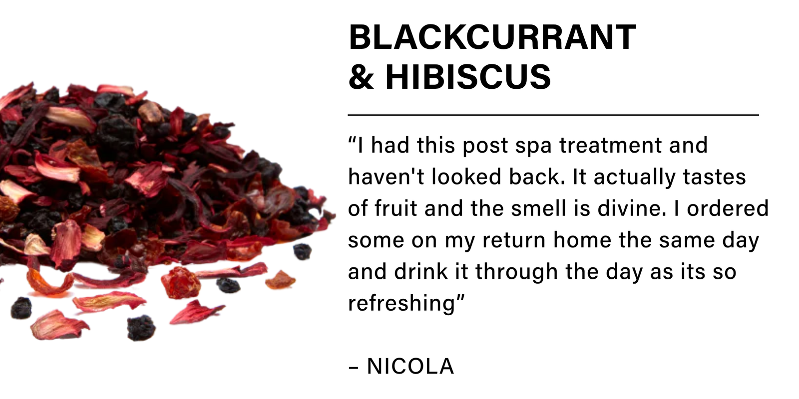 blackcurrant and hibiscus