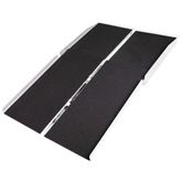 Image of 4' Silver Spring Portable Aluminum Wheelchair Ramp, Multi-Fold - 600 lb. Capacity