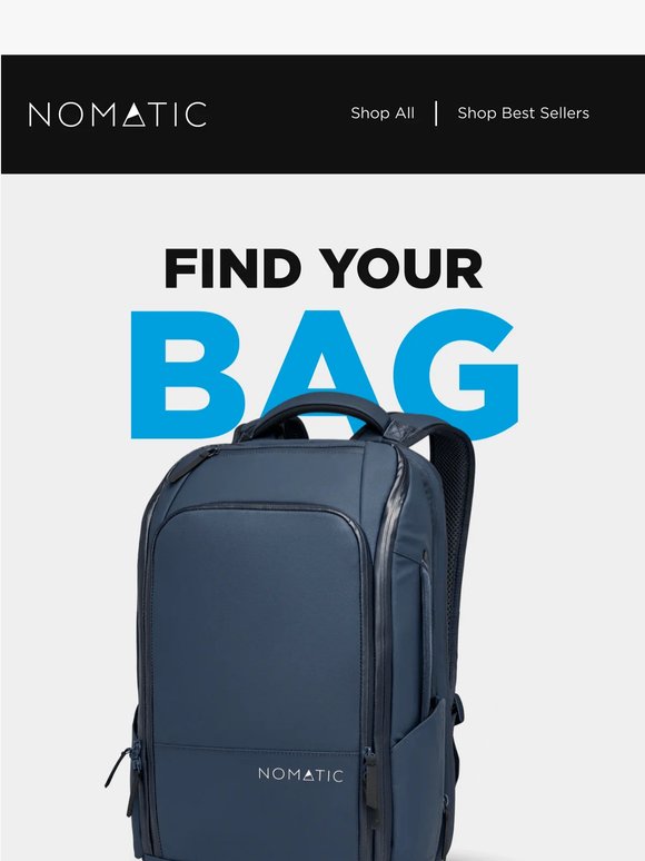 Which NOMATIC bag are you?