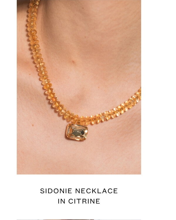 Sidonie Necklace in Citrine