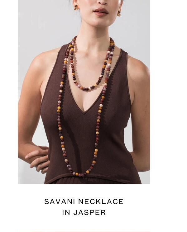 Savani Necklace in Jasper