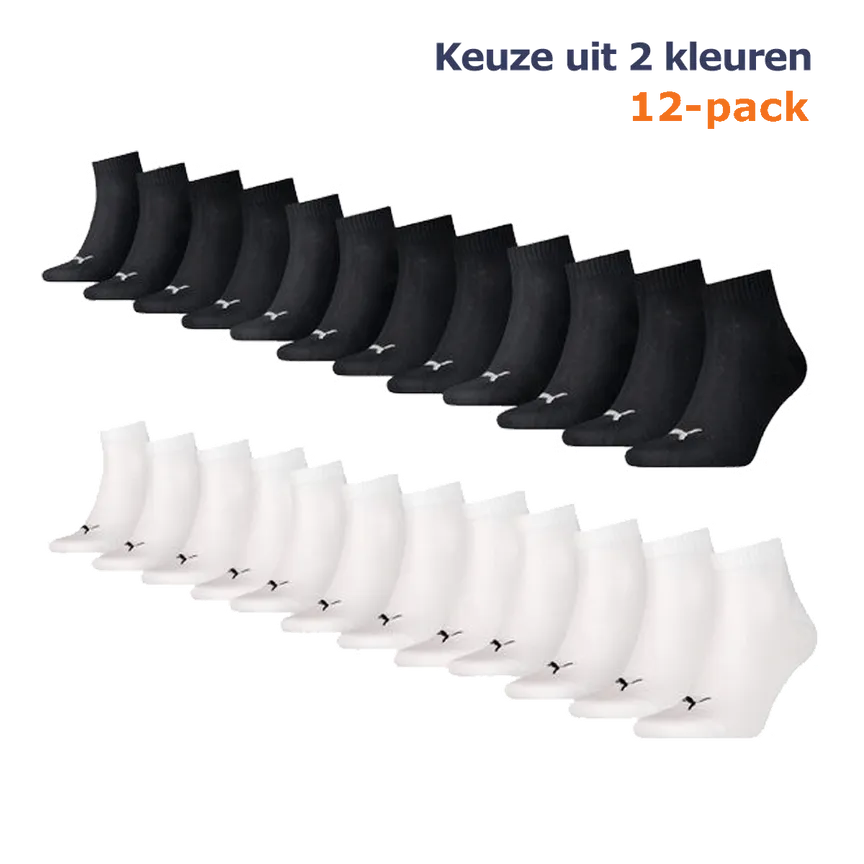Puma Quarter Sokken 12-pack