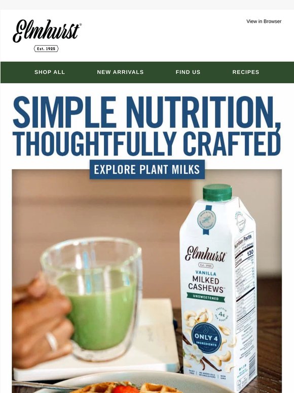 Plant Milk 🥛 Sip Smarter Everyday