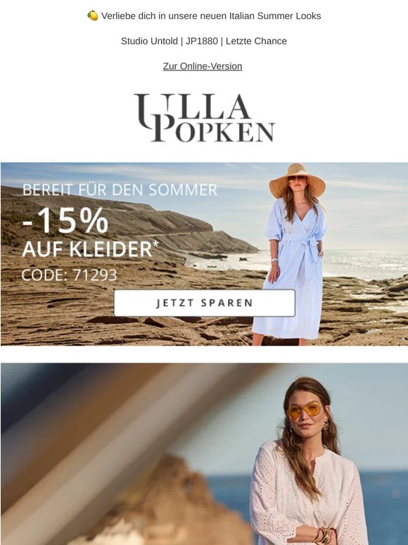 Spare jetzt -15% auf dein neues Italian Summer Kleid✨