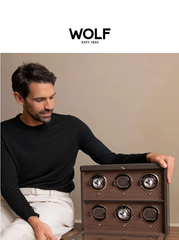 Bluetooth Watch Winders, Crafted by WOLF