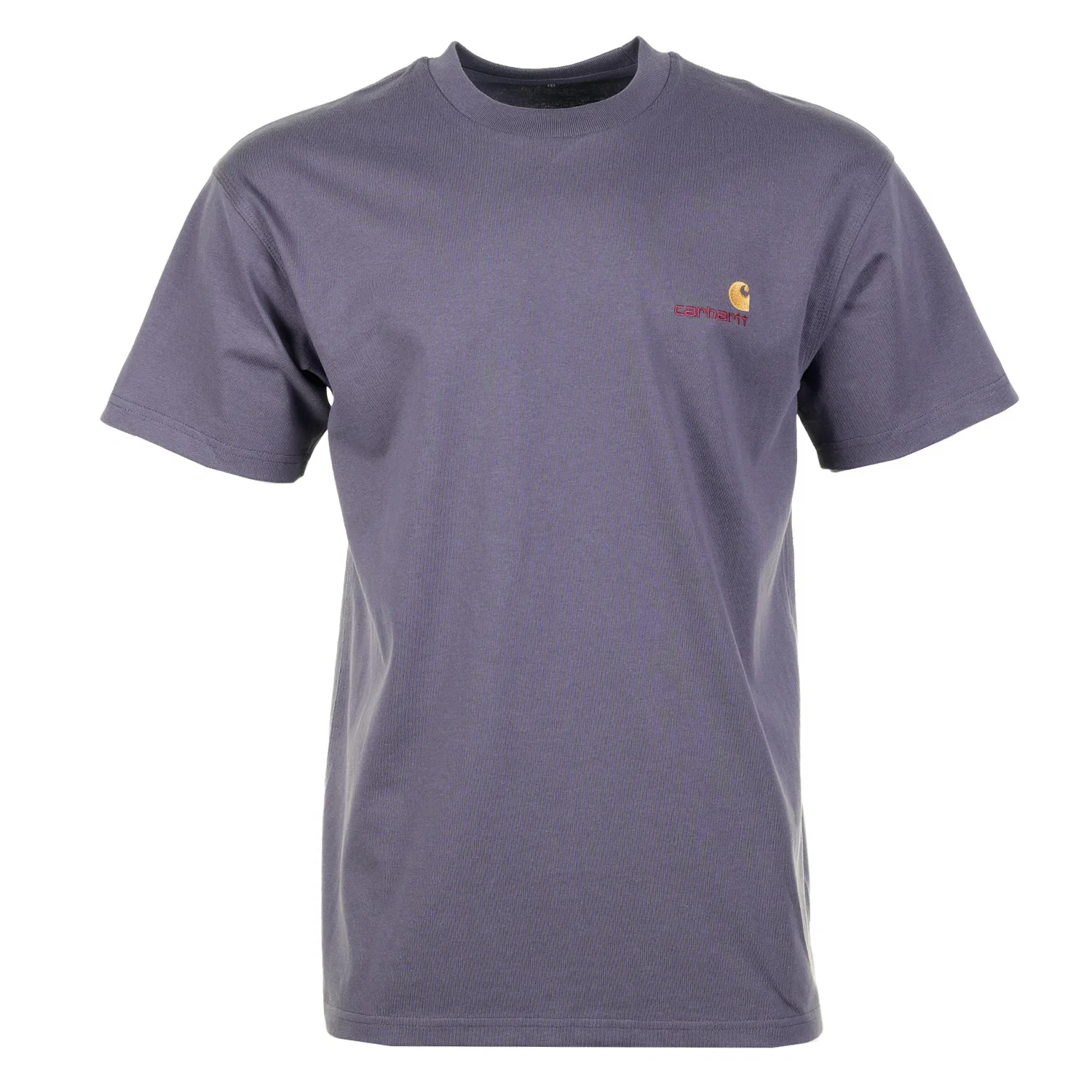 Image of CARHARTT WIP<BR>Short Sleeve American Script T Shirt Shady Purple
