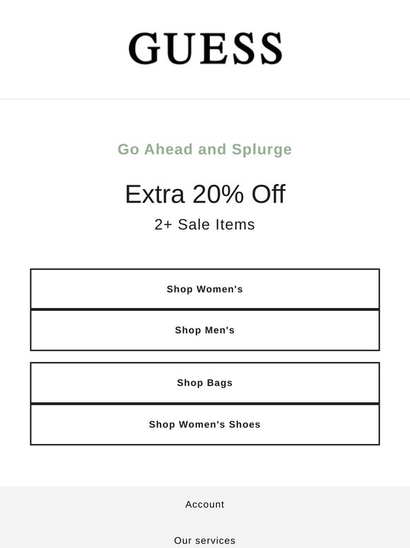 Get an EXTRA 20% Off