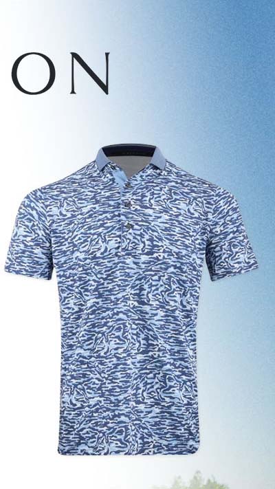 Stalking Wolf Camo Polo