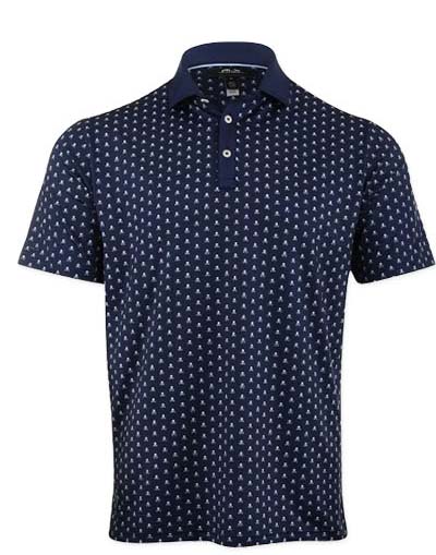 Classic Fit Performance Print Polo