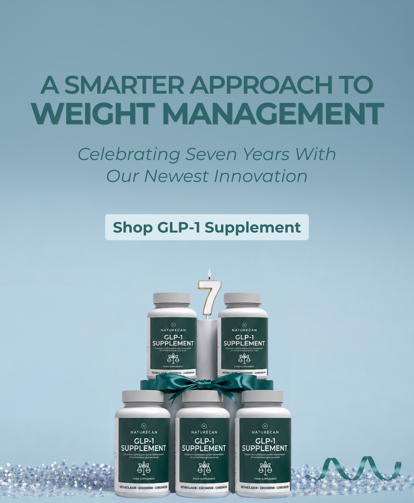 Celebrating 7 years with our newest innovation: GLP-1 Supplement
