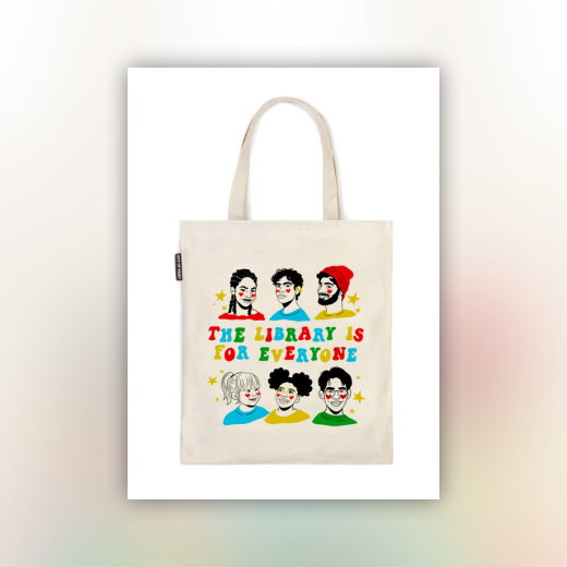 Mychal Threets: The Library is for Everyone Tote Bag