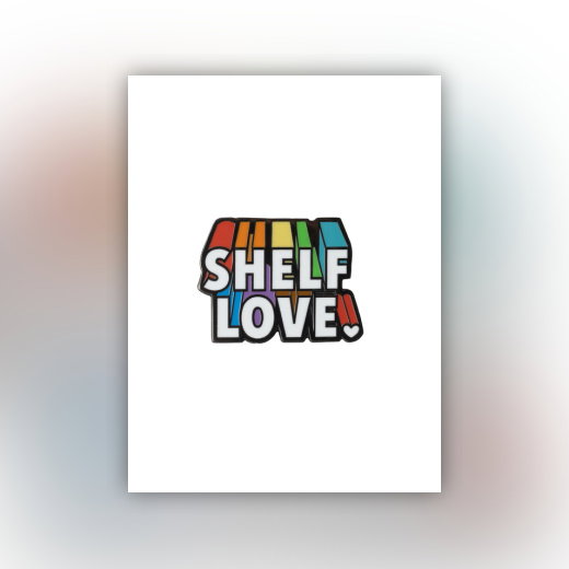 Shelf Love Enamel Pin