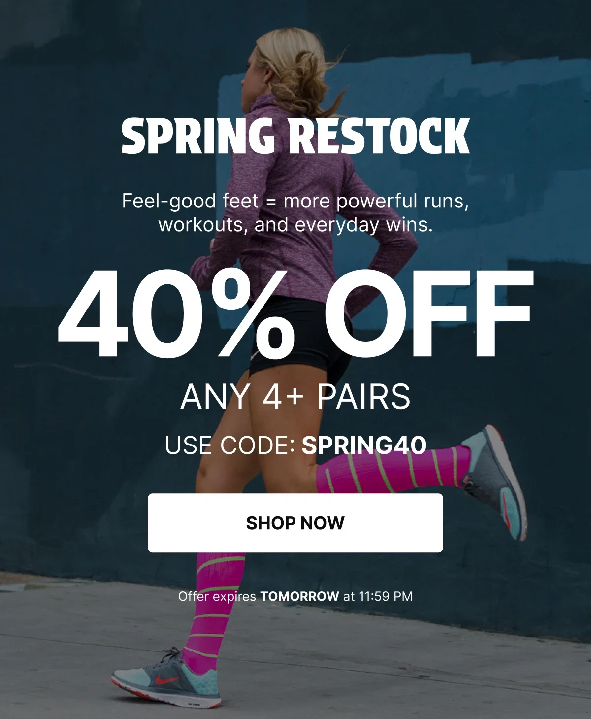 Spring Restock | 40% OFF Any 3+ Pairs* | Use Code: SPRING40