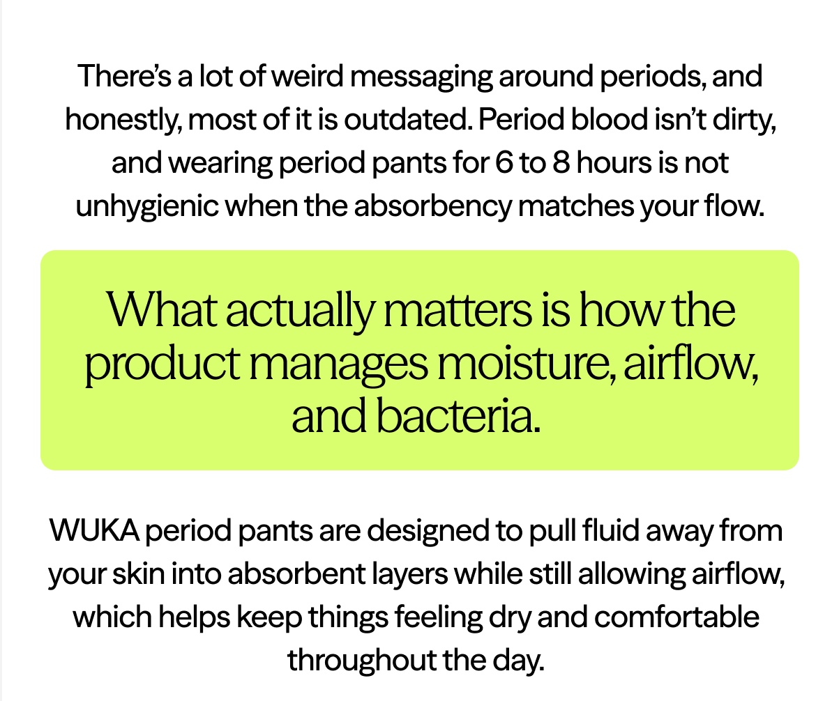 What actually matters is how the product manages moisture, airflow, and bacteria. 