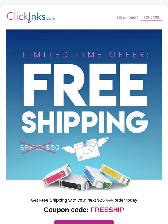 📬 Free Shipping with your next order
