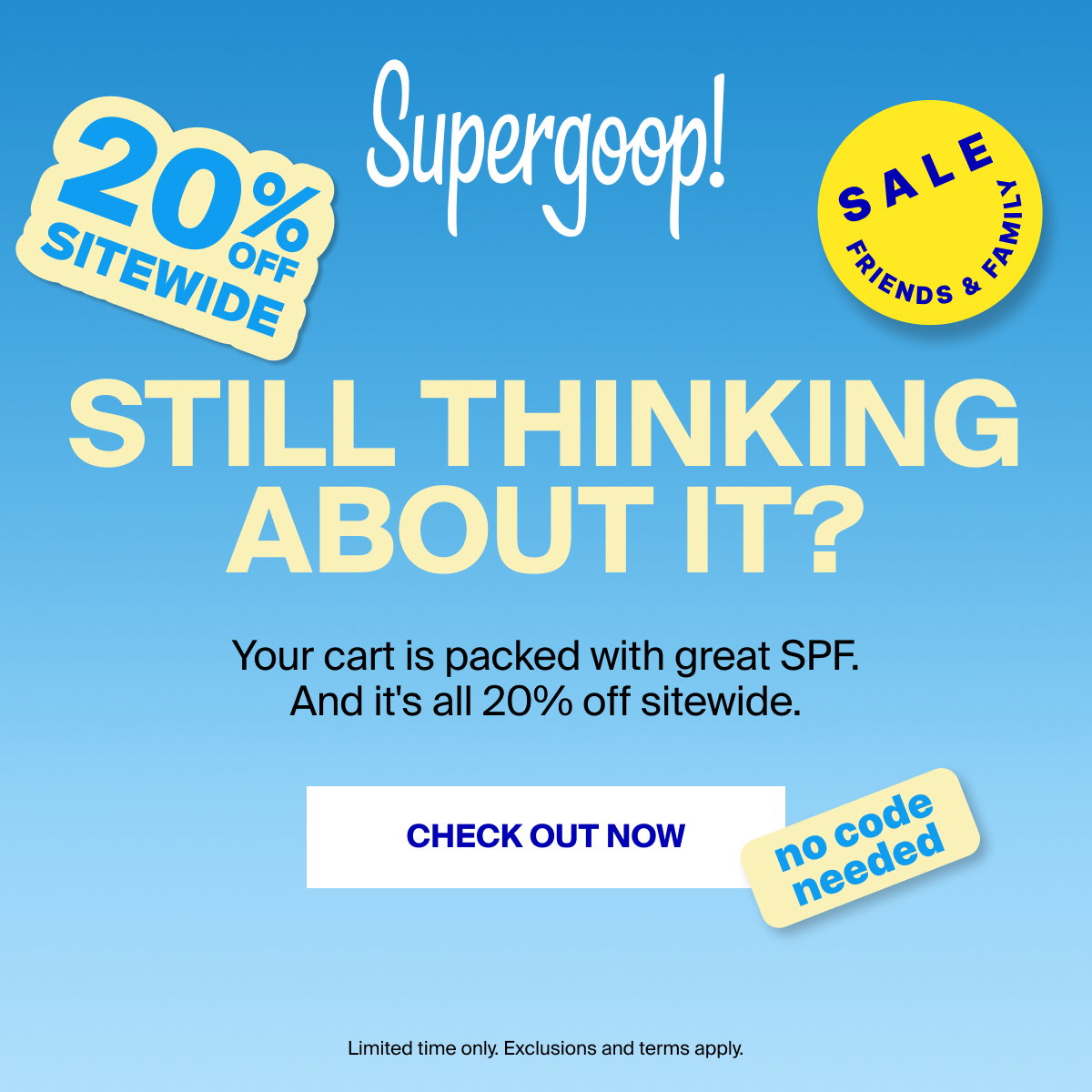 Still thinking about it? Head to checkout to make this feel-good SPF yours. Check out now