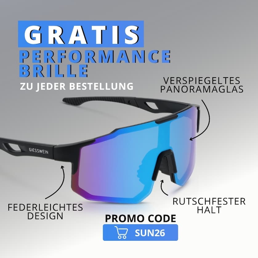 Performance Brille zu jeder Bestellung 