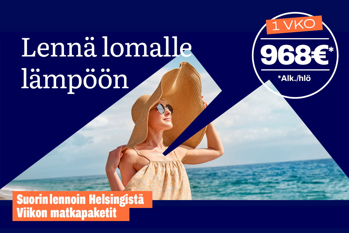 Lomalle aurinkoon