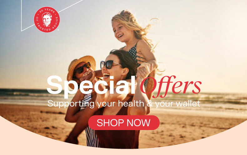 Special Offers supporting your health and your wallet