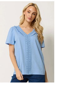 blue blouse