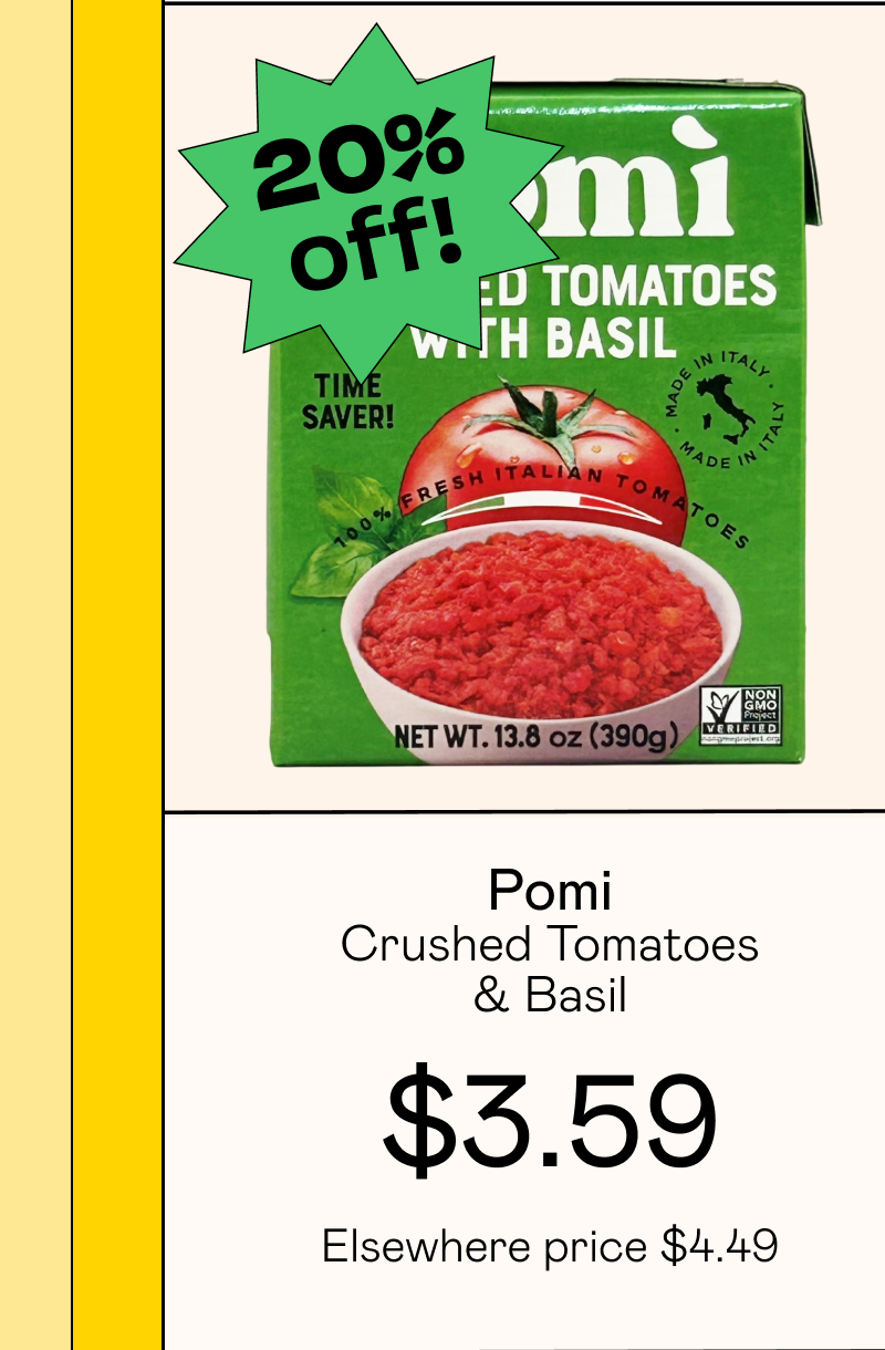 Crushed Tomatoes & Basil