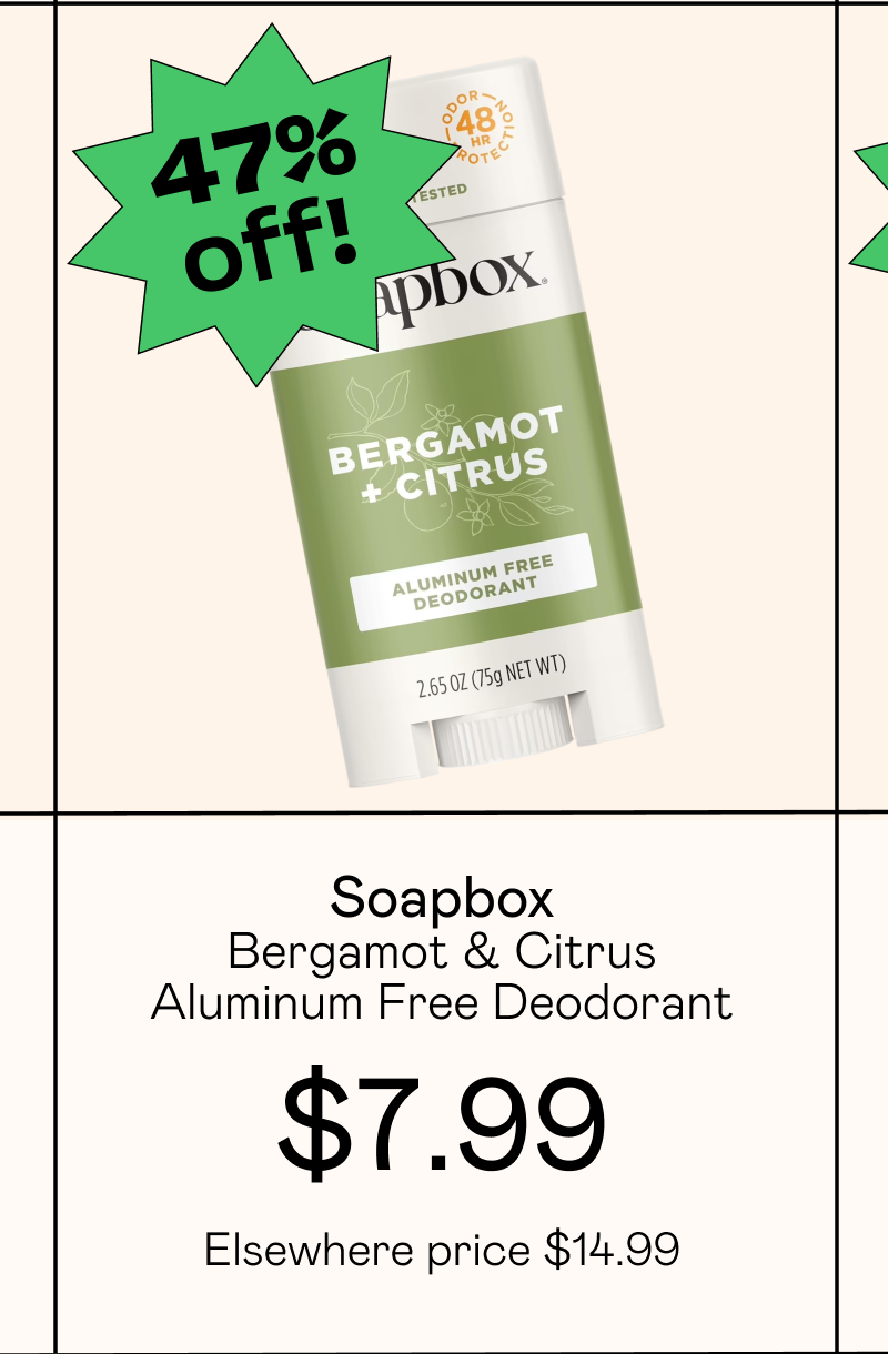 Bergamot & Citrus Aluminum Free Deodorant