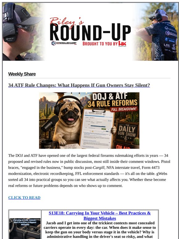34 ATF rule changes — and one Aug 1 deadline