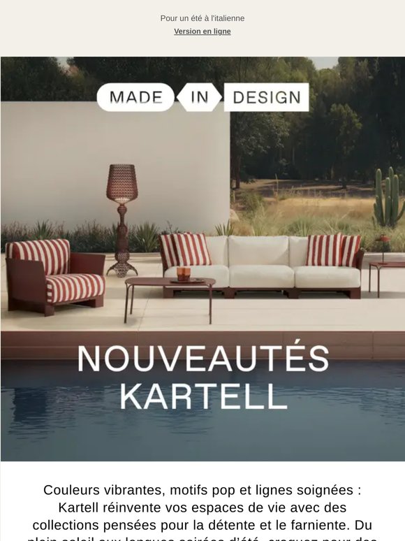 Adoptez les nouveautés Kartell !