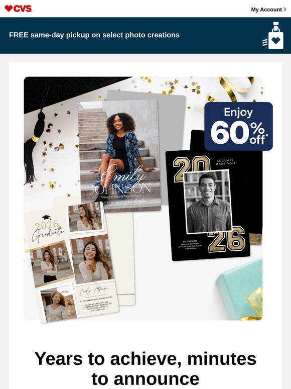 Can’t-Miss Graduation Deals: 60% Off Premium Cards!