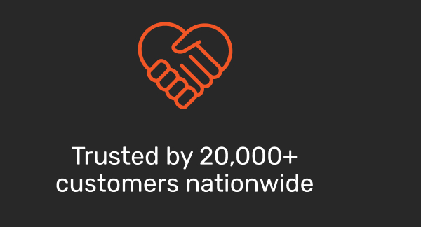 Trusted by 20,000+ customers nationwide 