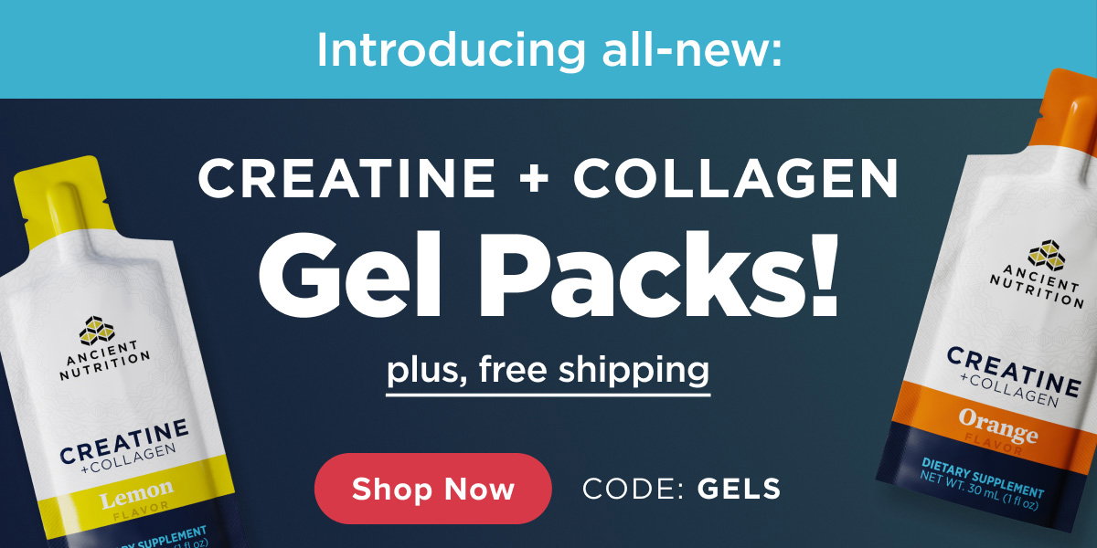 CREATINE + COLLAGEN GEL PACKS