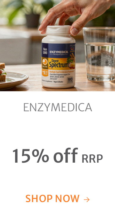 15% off RRP on Enzymedica