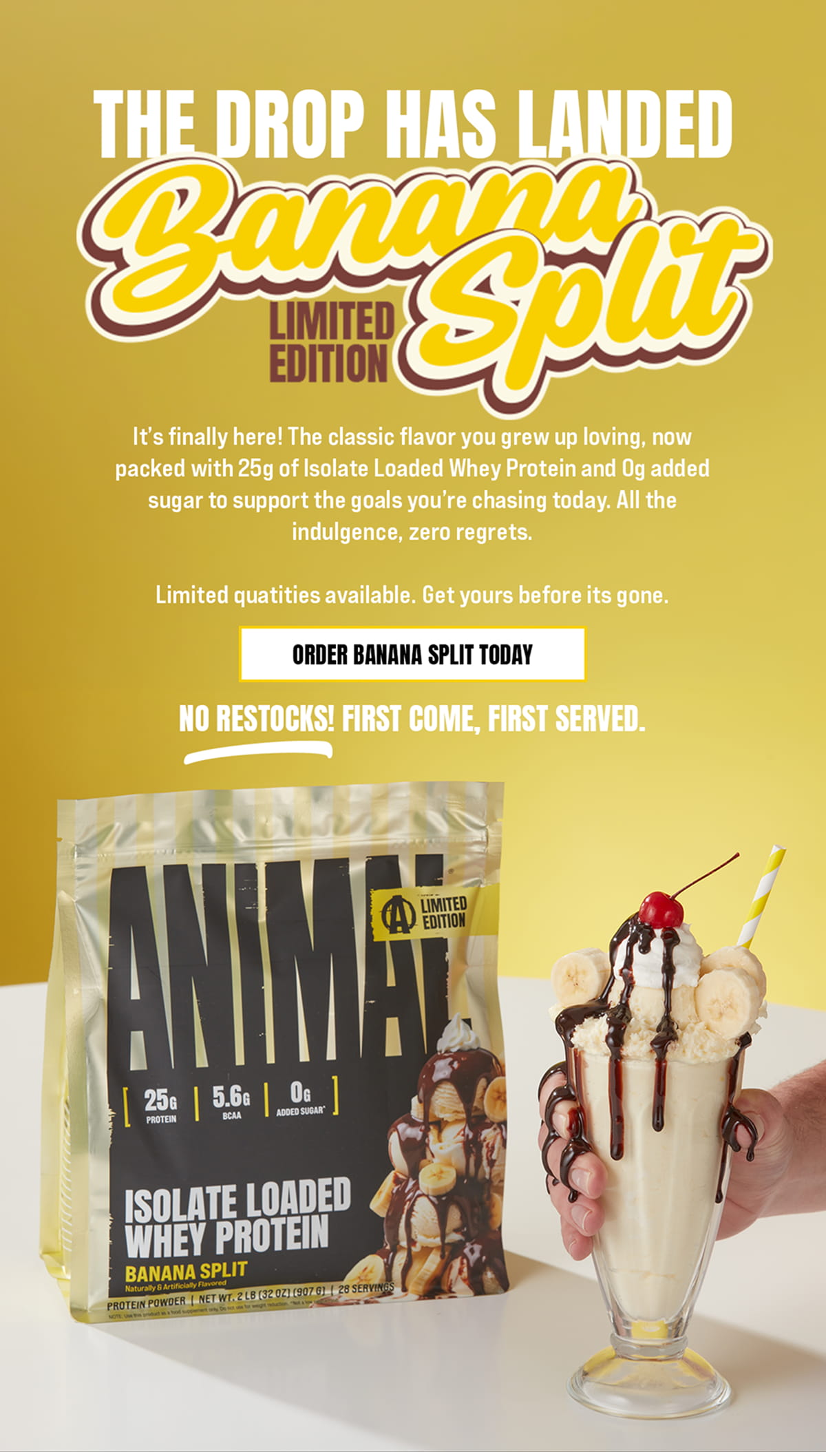 The drop has landed - Banana Split