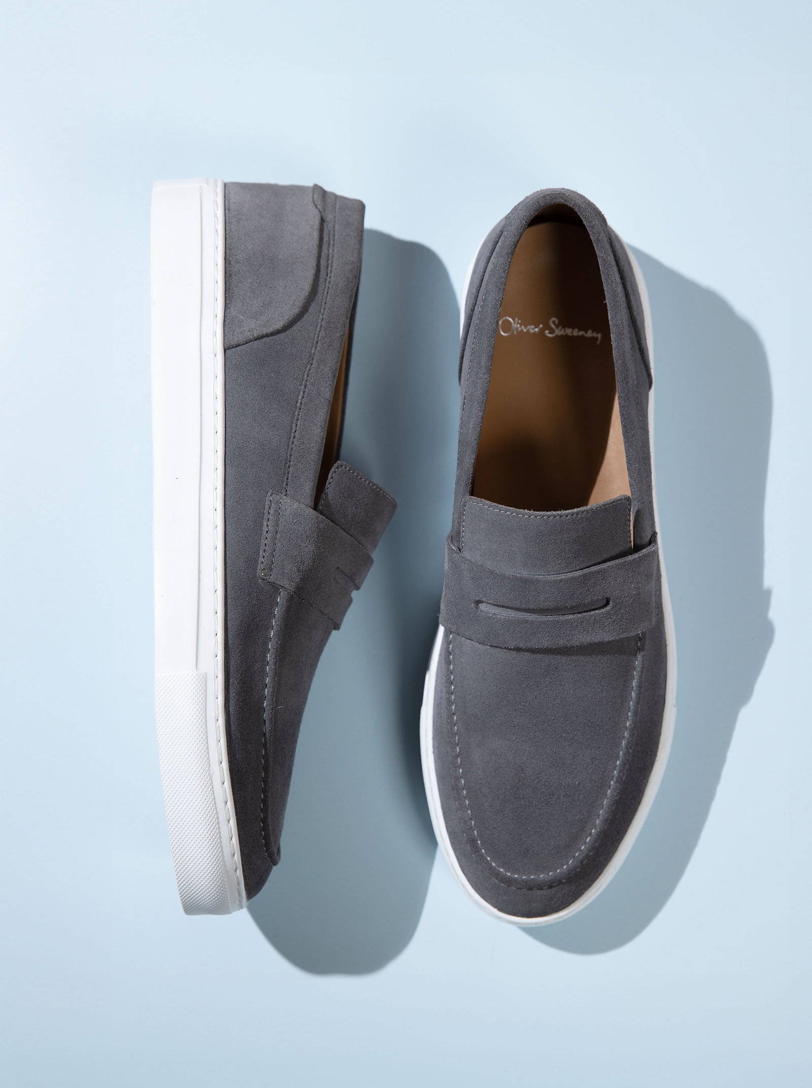 calf leather and suede penny loafers, tassle loafers and plain laofers