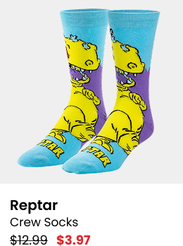 Reptar Crew Socks