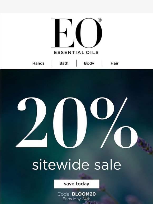 Spring Savings: 20% Off All Products