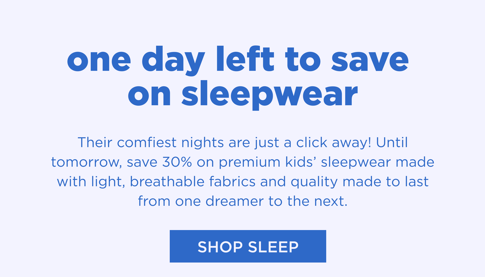 SHOP SLEEP