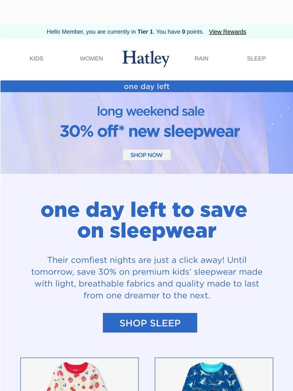 😴 Long Weekend Sale Ends Tmrw