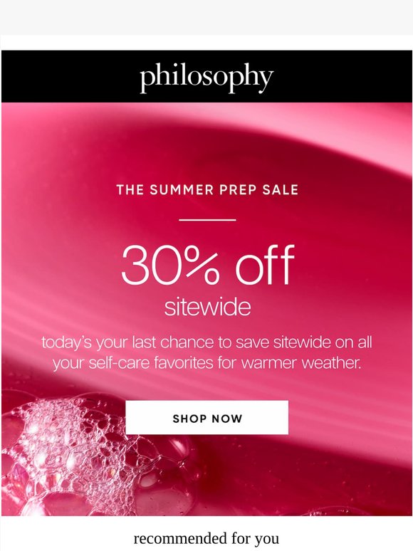 30% Off Bestsellers (& Everything Else)
