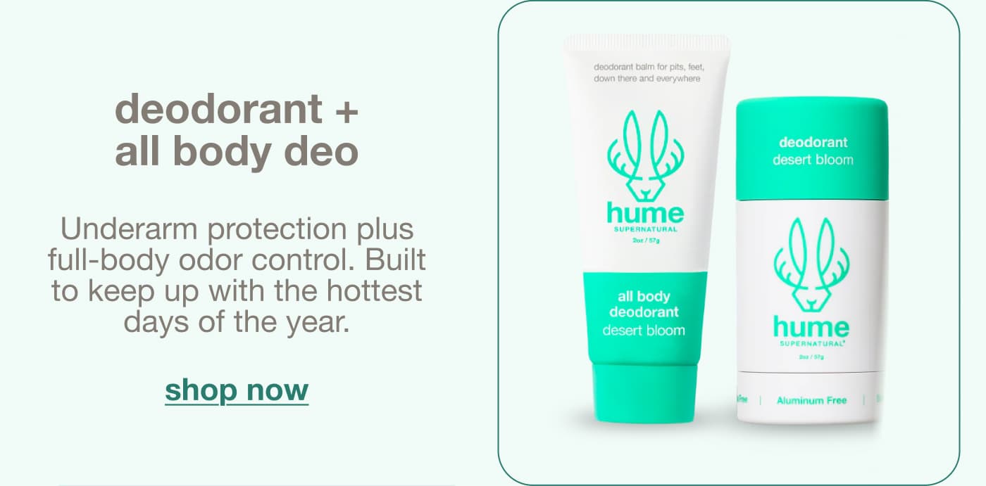 deodorant + all body deo